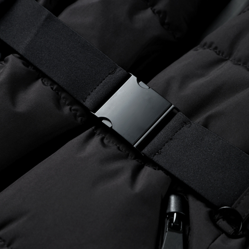 Gleame Jacket - Waterproof puffer jacket with belt and high collar for women