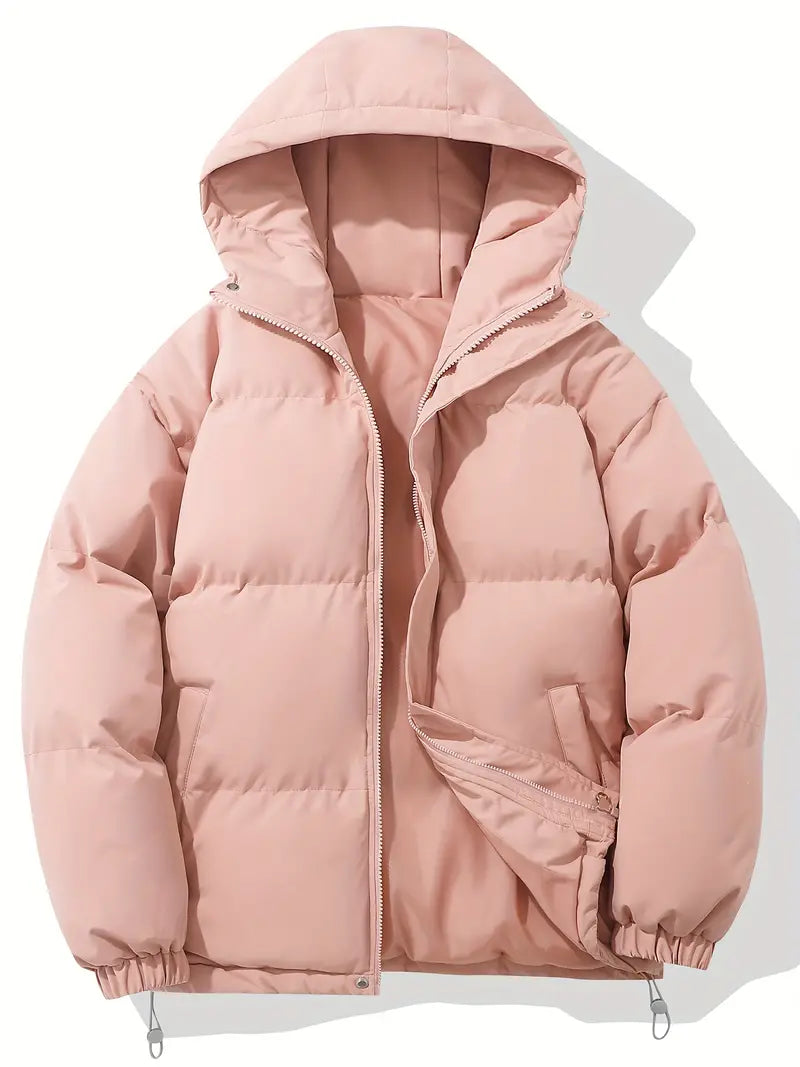 Gleame Puffer Jacket - Warm hooded winter jacket for women