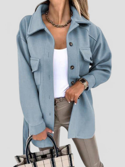 Gleame Summer Jacket - Chic jacket for women with button closure in various colours