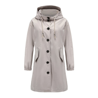 Gleame Rain Jacket - Lightweight waterproof jacket with hood for women